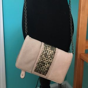 Light pink crossbody/ satchel/ purse/ bag